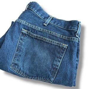 Faded Glory Mens 40x30 (40x25) Blue Denim Straight Leg Jeans Classic Fit Cotton